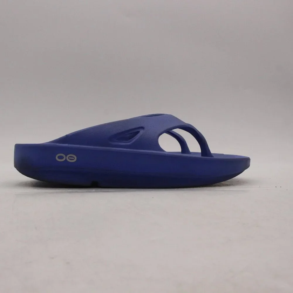 OOFOS Sport Recovery Women's Size 6 Sandals Flip Flops Comfort Cushy Blue